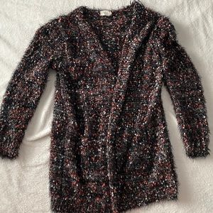 Dry Goods- Dreamers Brand Fluffy Long Cardigan